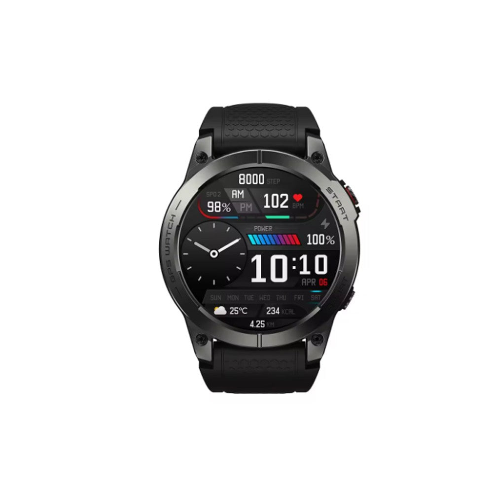 Relogio Inteligente Zeblaze Stratos 3 Premium, GPS, Tela Amoled, Bluetooth e ma