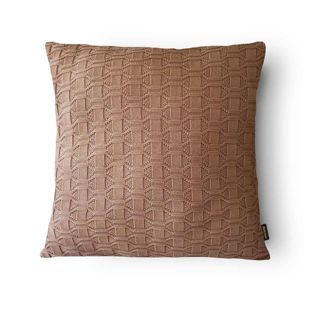 ALMOFADA CASA-ESSENZIALE TRICOT CASA-ESSENZIALE DIAMOND NATURAL 50 cm x 50 cm