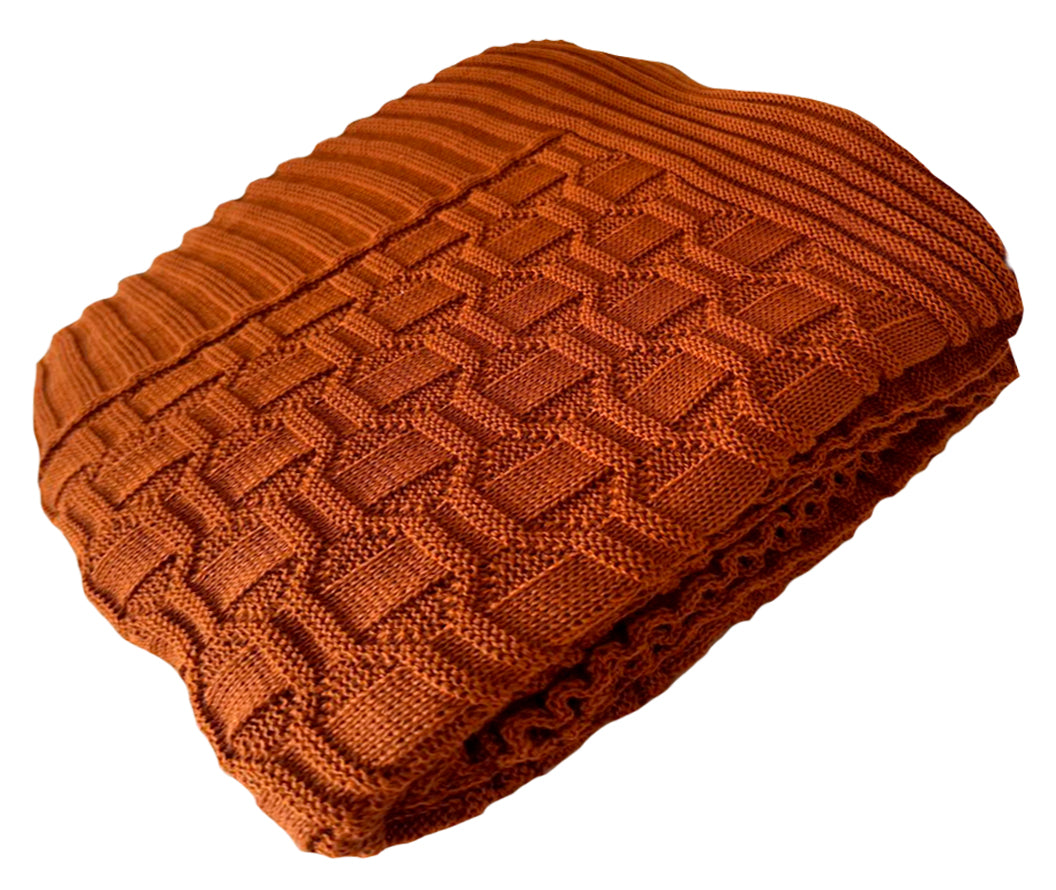 MANTA TRICOT CASA-ESSENZIALE DIAMOND 0,90 m x 1,80 m