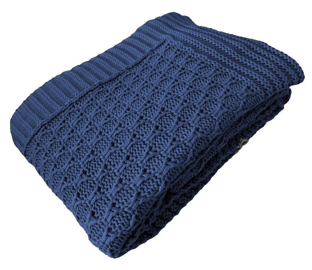 MANTA TRICOT CASA-ESSENZIALE COLMEIA 0,90 m x 1,80 m.