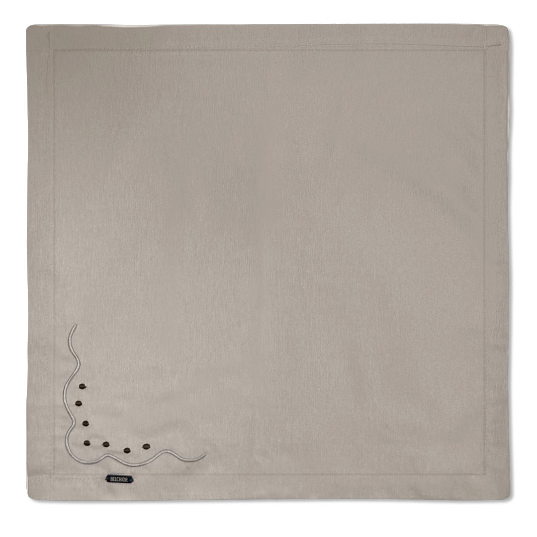 GUARDANAPO CASA-ESSENZIALE 136 NAIA POA COM BORDADO 43 cm x 43 cm