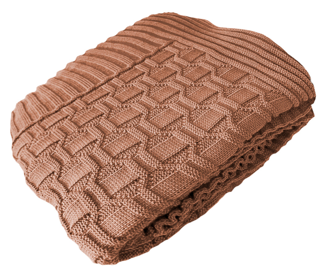 MANTA TRICOT CASA-ESSENZIALE DIAMOND 0,90 m x 1,80 m